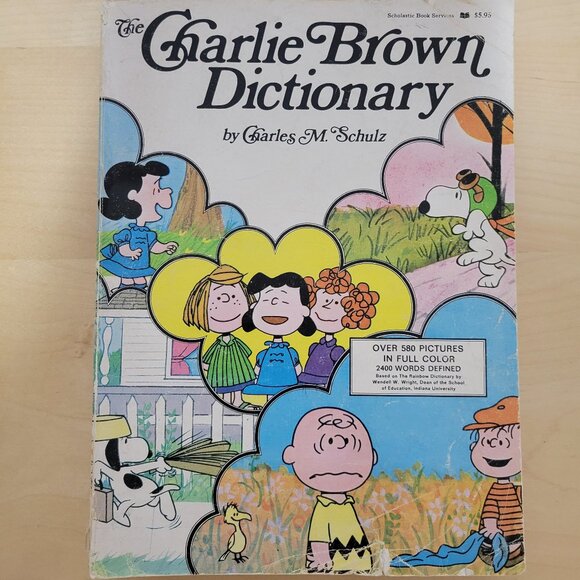 The Charlie Brown Dictionary Book by Charles M. Schulz Paperback - Picture 1 of 4